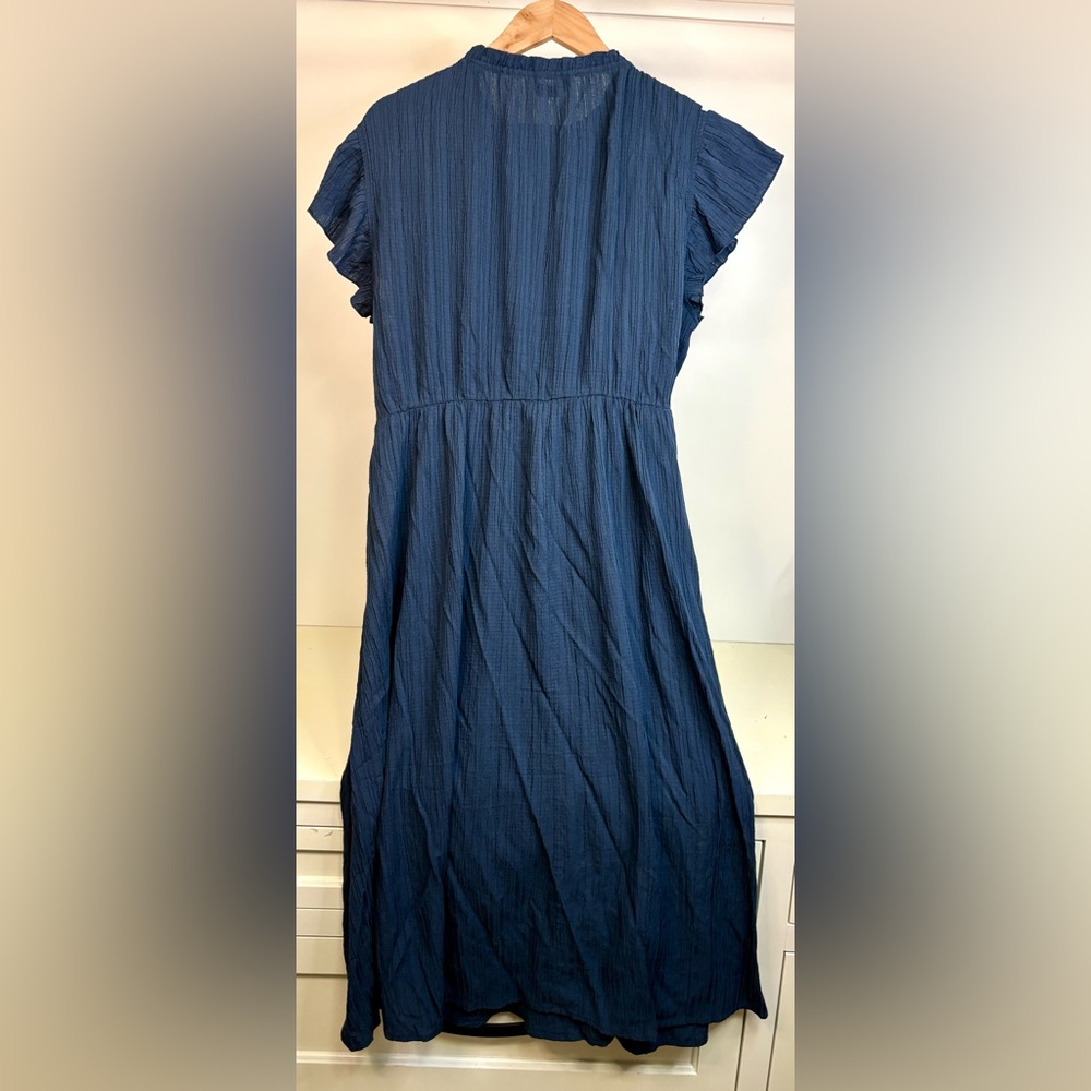 BloomChic Blue Midi Dress sz 14-16 (XL) - Picture 3 of 4